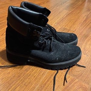 Suede timberland boots